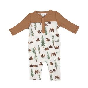 💜$20 FLASH SALE💜 Angel Dear Romper With Contrast Sleeve NWT 6-12M